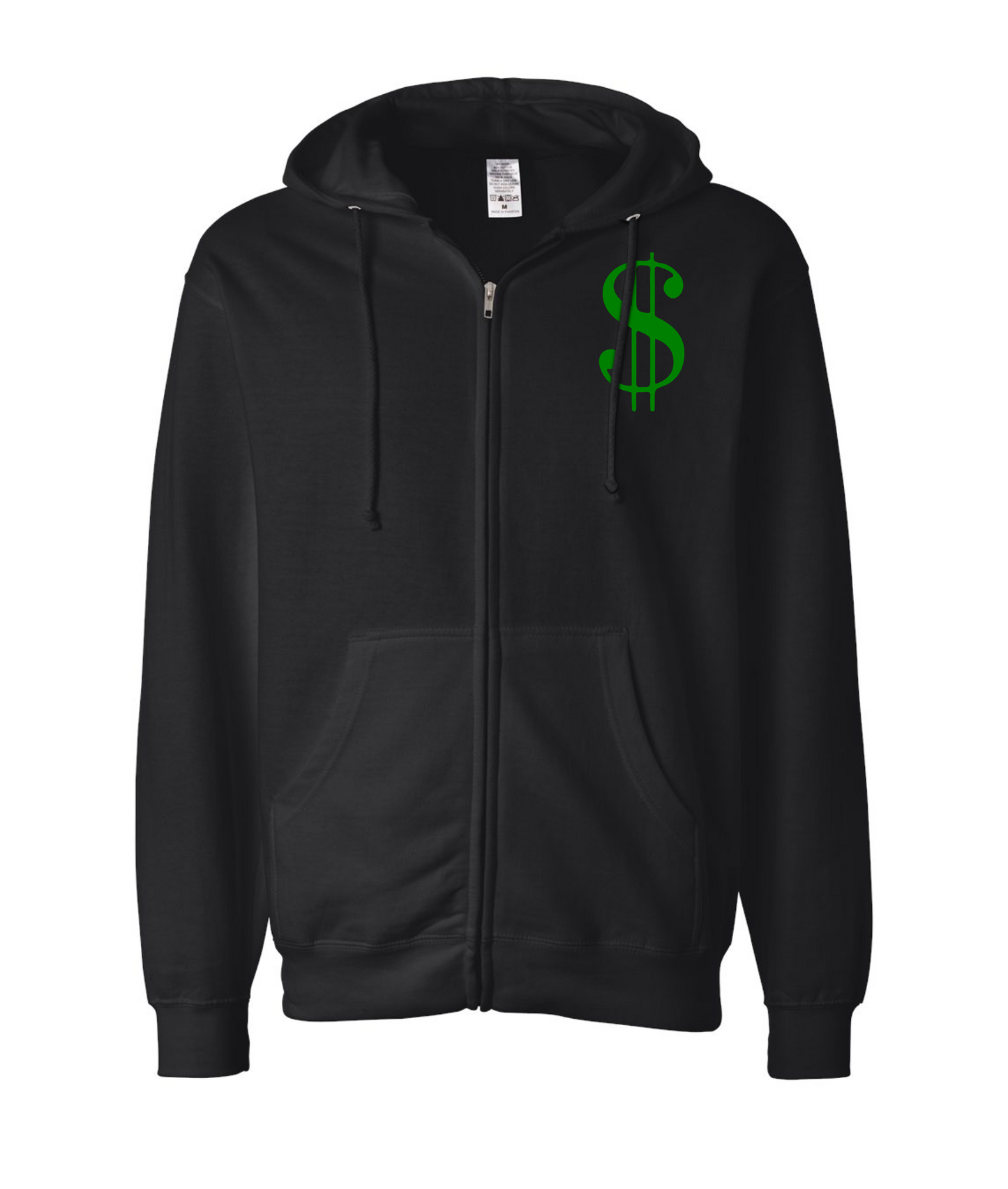 V-NFOTOP - GGMT - Black Zip Up Hoodie