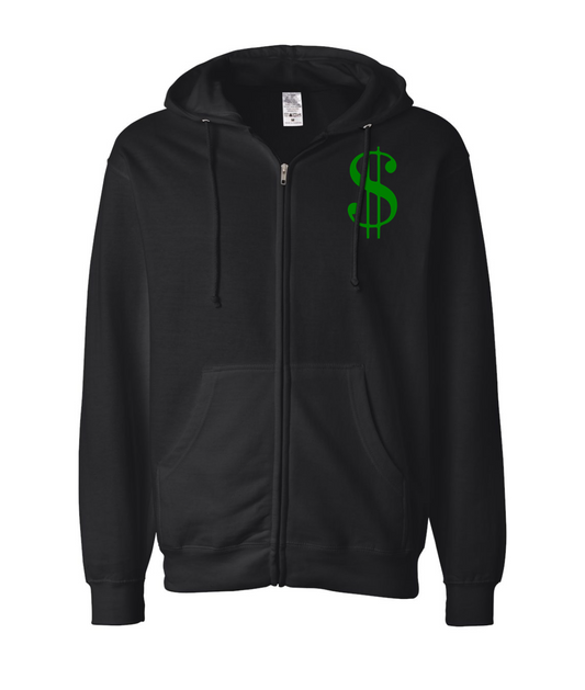 V-NFOTOP - GGMT - Black Zip Up Hoodie