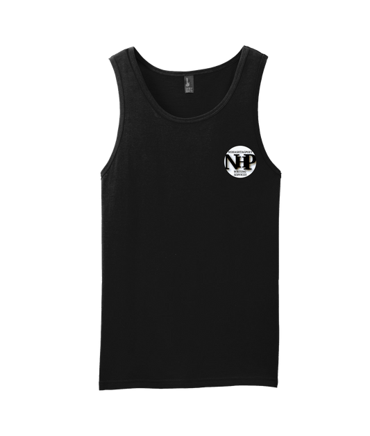 V-NHPTOP - CIRCLE LOGO - Black Tank Top