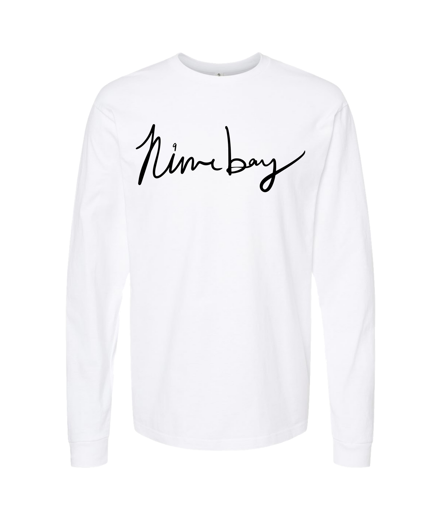 Ninebay Jakub - Logo - White Long Sleeve T