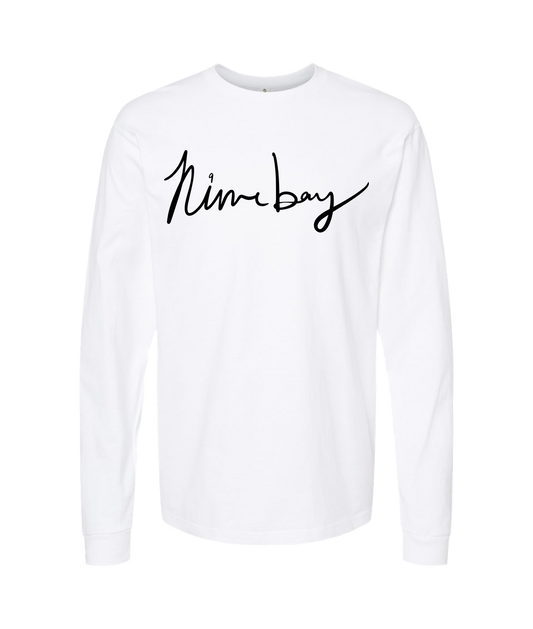Ninebay Jakub - Logo - White Long Sleeve T