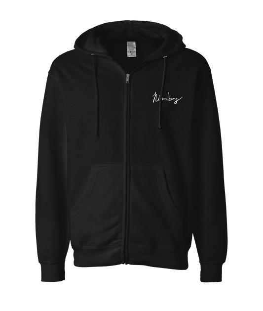 Ninebay Jakub - Logo - Black Zip Up Hoodie