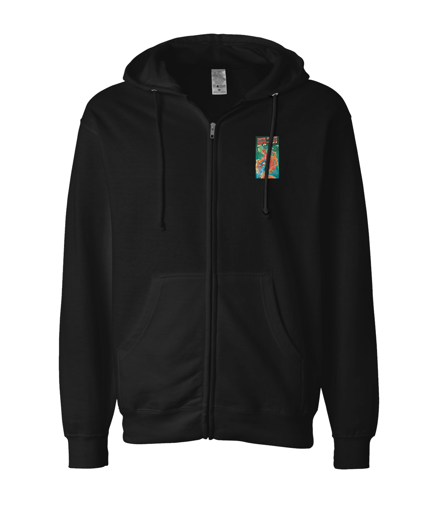 Naughty Scribbler Works
 - Logo 1 - Black Zip Up Hoodie