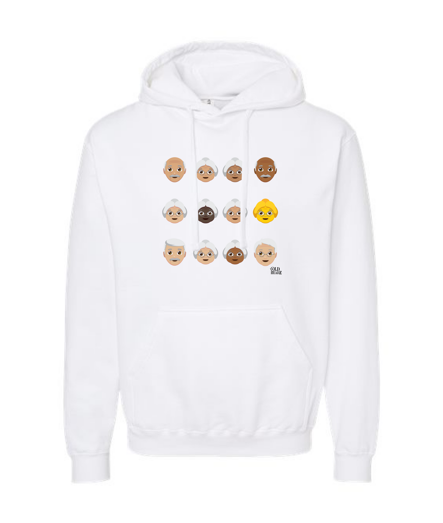 V-OHTOP - DESIGN 2 - White Hoodie