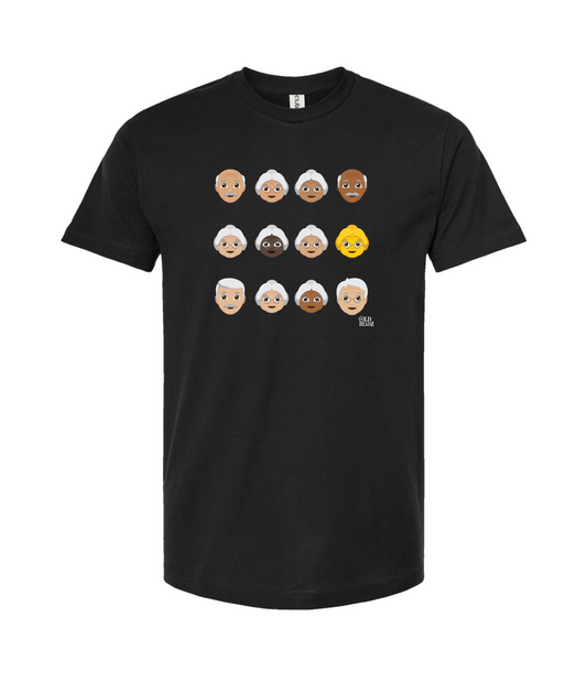 V-OHTOP - DESIGN 2 - Black T Shirt