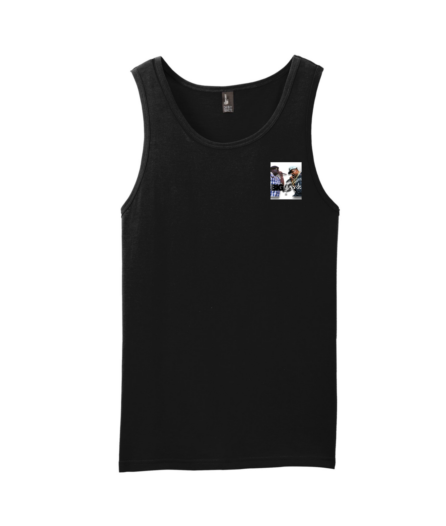 V-OHTOP - DESIGN 1 - Black Tank Top