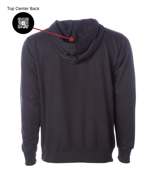 V-OHTOP - DESIGN 2 - Black Hoodie