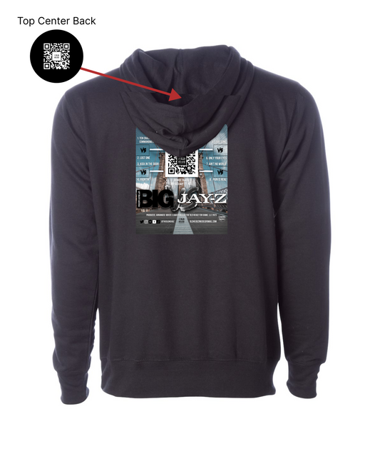 V-OHTOP - DESIGN 1 - Black Hoodie