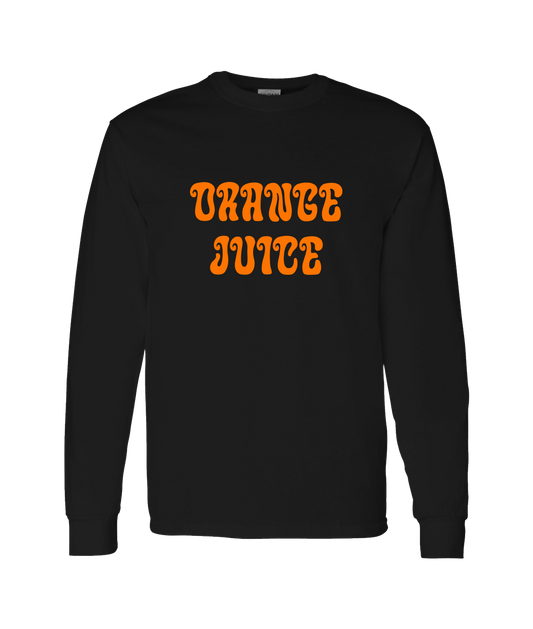 Orange Juice - OJ - Black Long Sleeve T