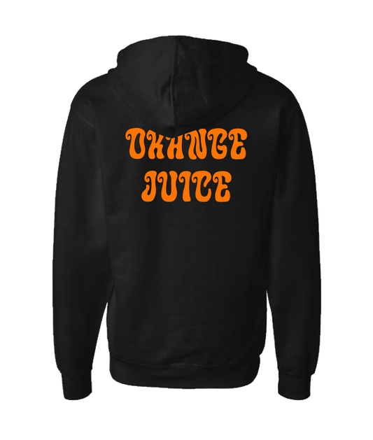 Orange Juice - OJ - Black Zip Up Hoodie