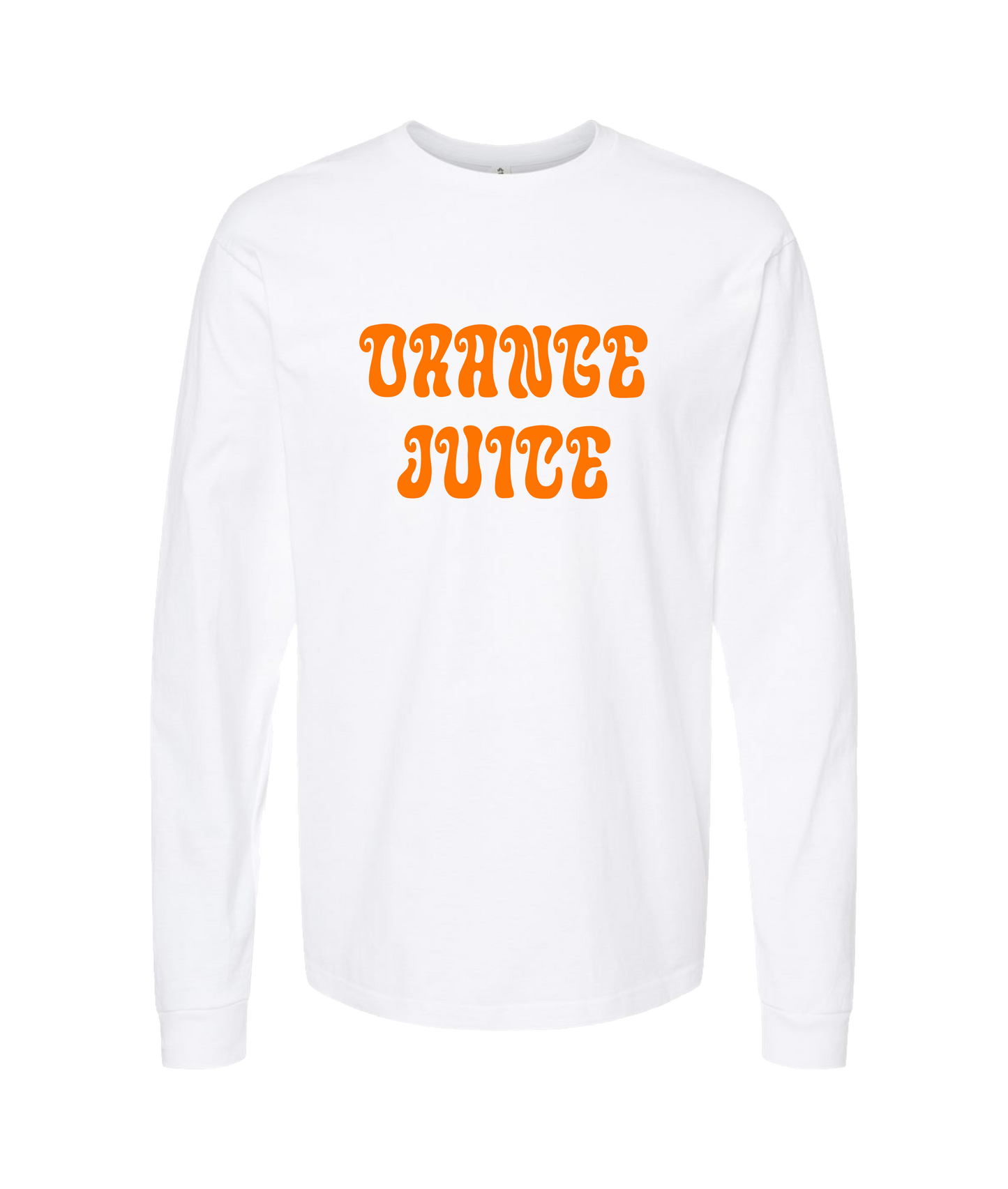 Orange Juice - OJ - White Long Sleeve T