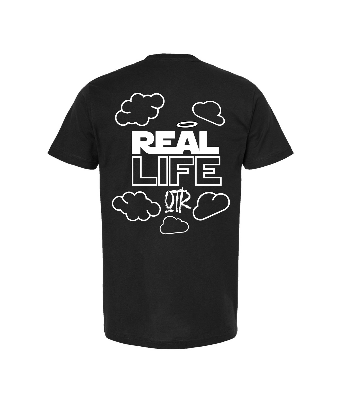 ONLY THE REAL - Real Life - Black T-Shirt