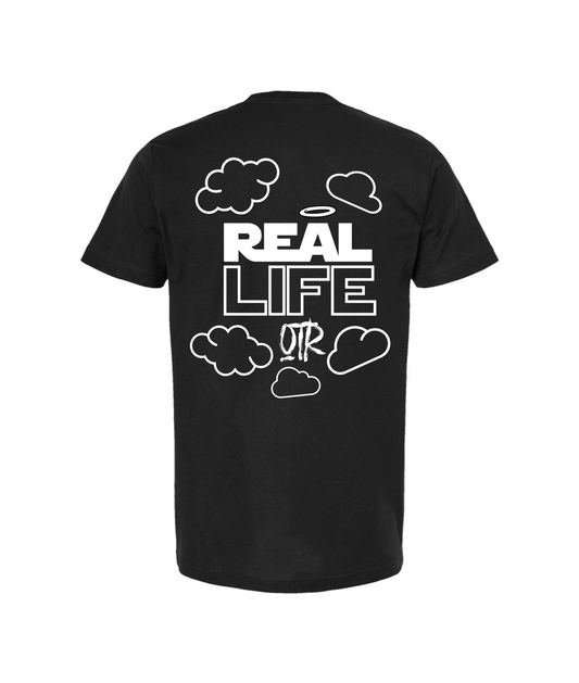V-ONTRTOP - Real Life - Black T-Shirt
