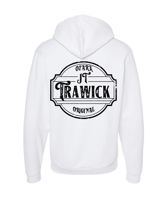 Ozark Original JT Trawick - DESIGN 1 - White Zip Up Hoodie