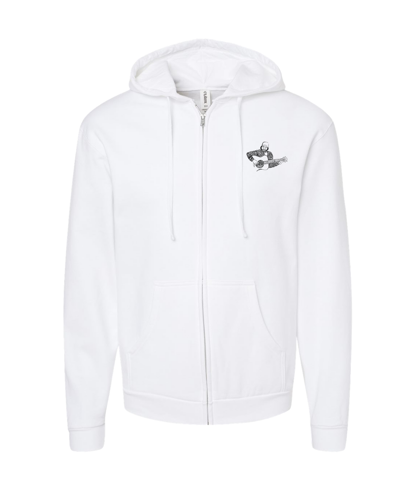 Ozark Original JT Trawick - DESIGN 2 - White Zip Up Hoodie