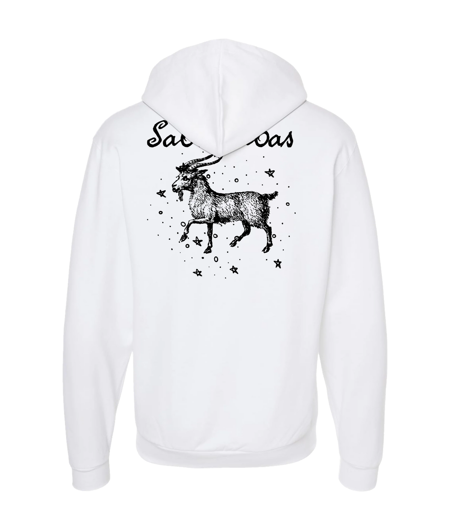 Ostrich Inc - Logo - White Zip Up Hoodie