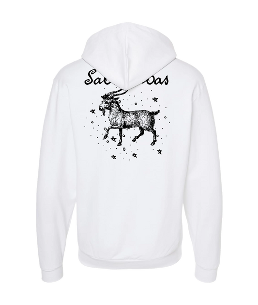 Ostrich Inc - Logo - White Zip Up Hoodie