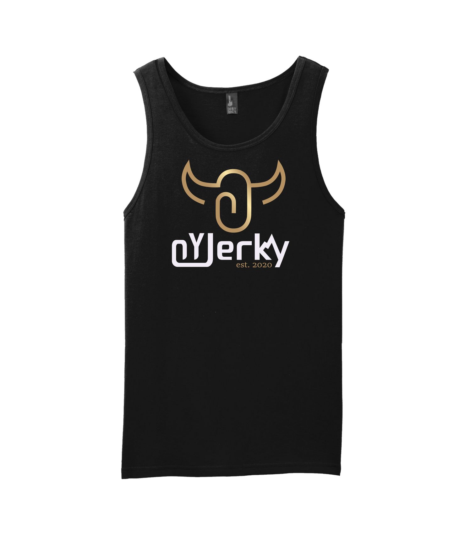 OY Jerky - Primary Logo Color - Black Tank Top