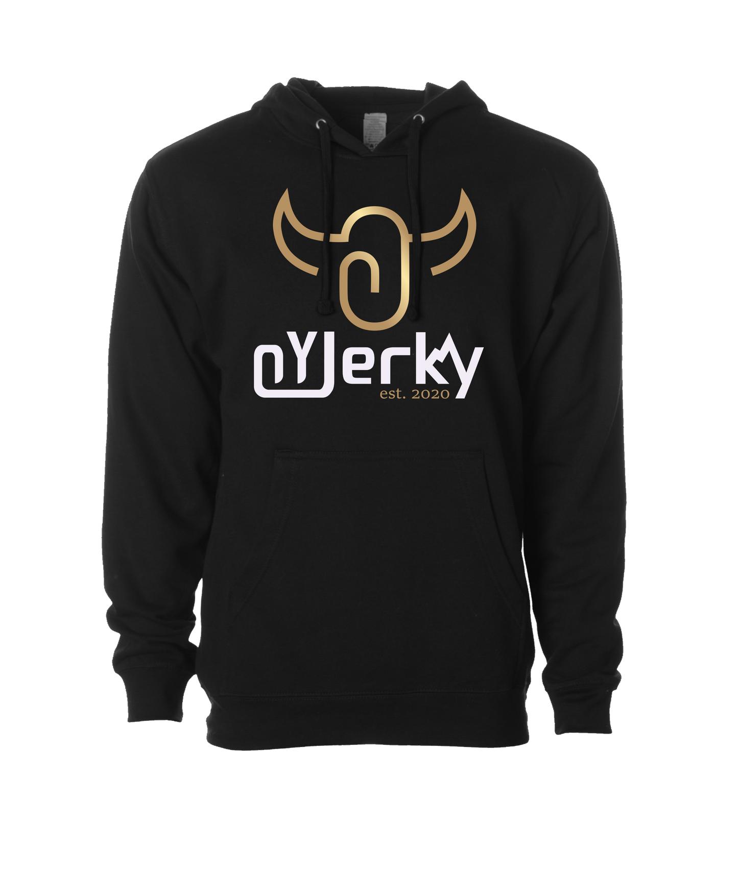 OY Jerky - Primary Logo Color - Black Hoodie