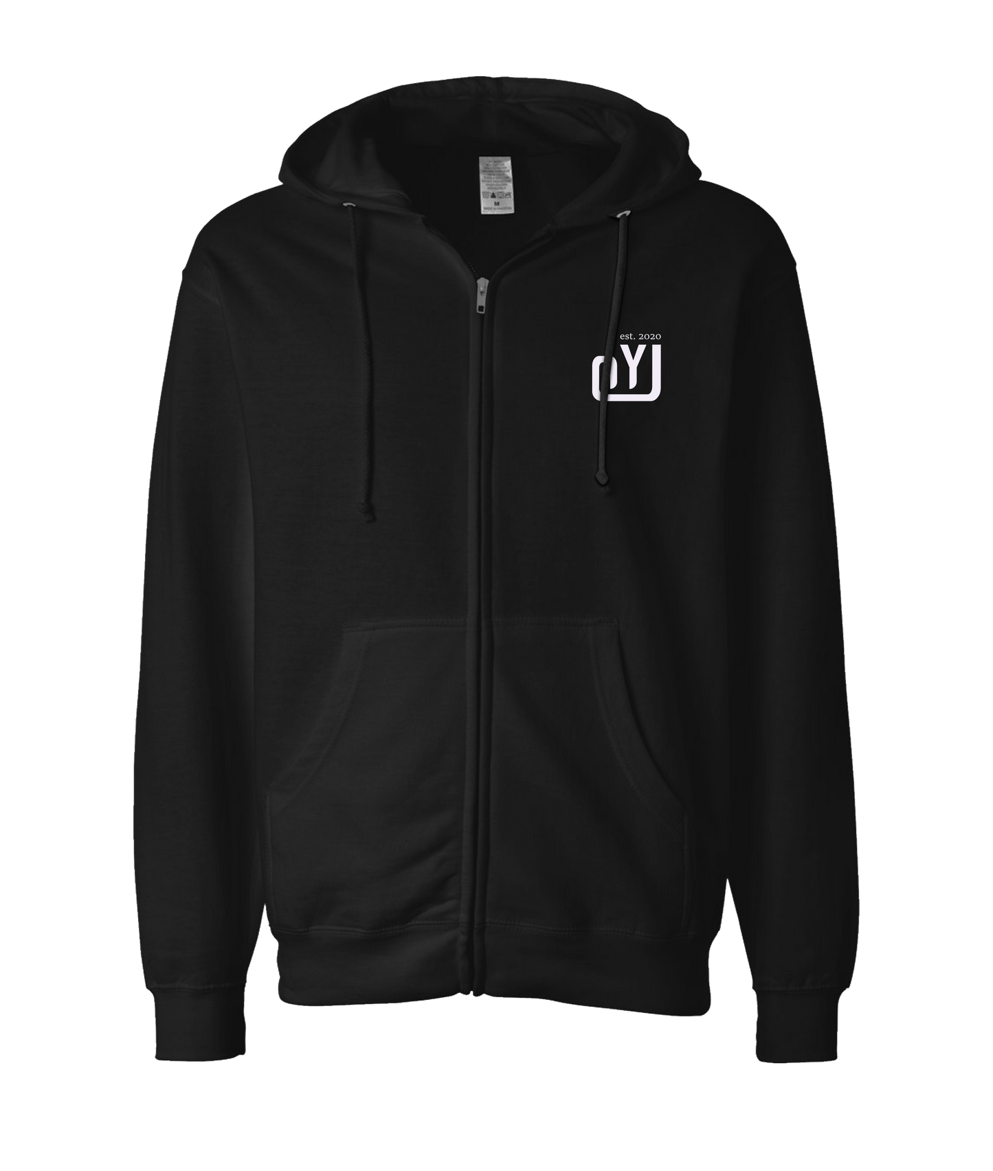 OY Jerky - Submark Color - Black Zip Up Hoodie