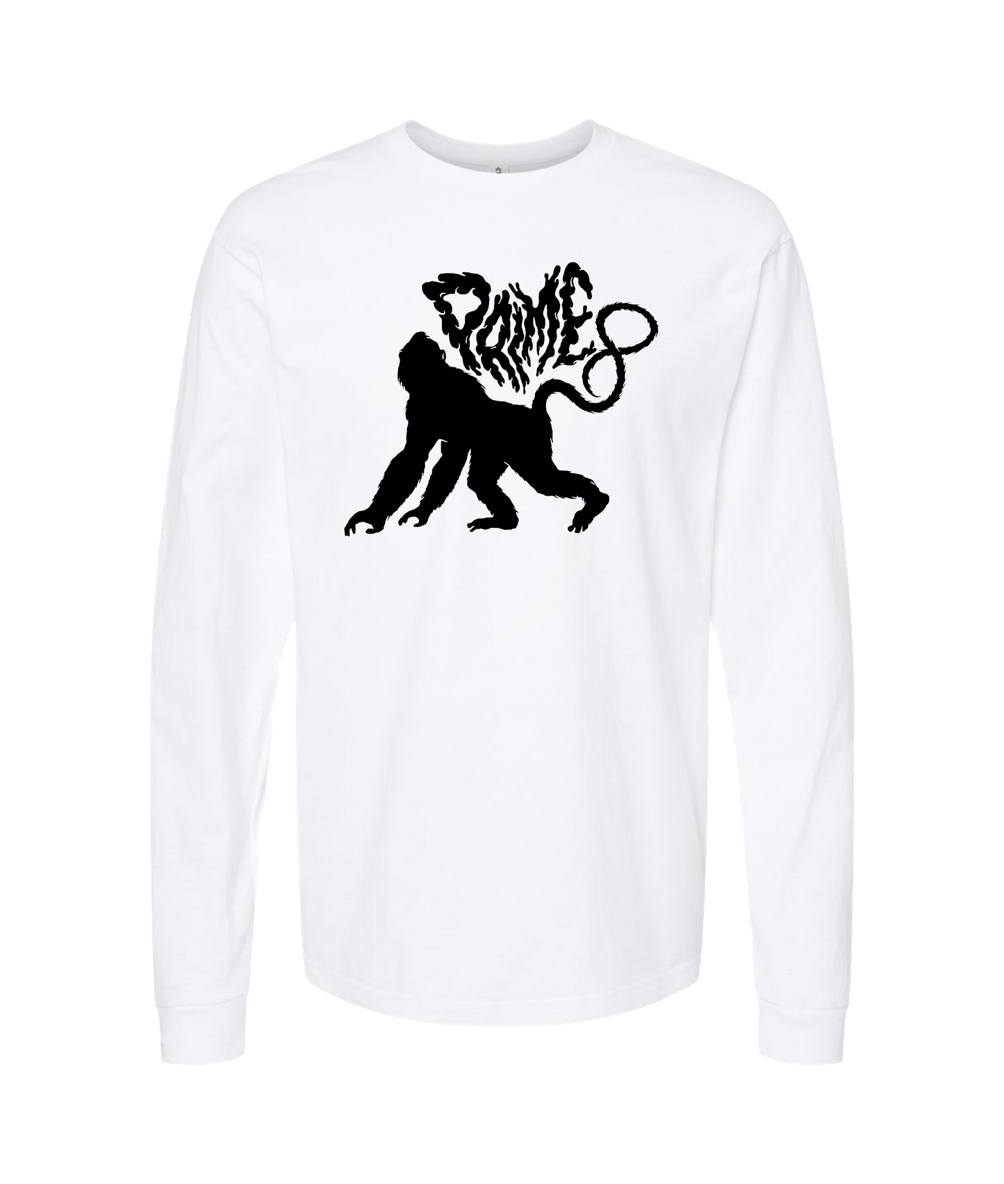 Prime 8 - Full Body Ape - White Long Sleeve T