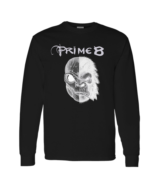 Prime 8 - Half Alien Half Monkey - Black Long Sleeve T