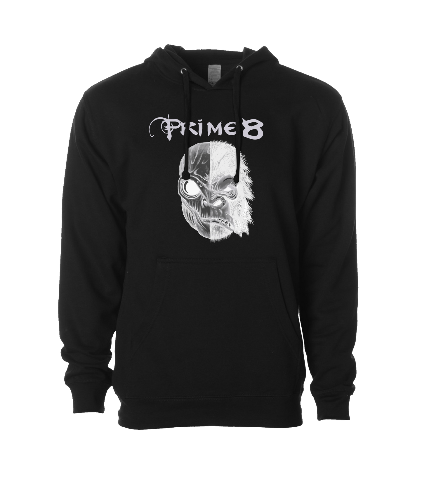 Prime 8 - Half Alien Half Monkey - Black Hoodie