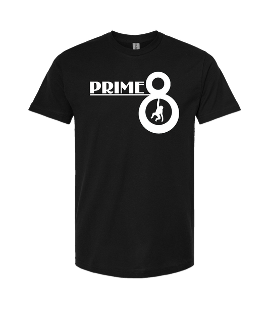 Prime 8 - P8 Logo Hanging Monkey - Black T Shirt