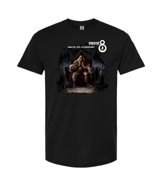 Prime 8 - Gods of the Anthropoids (EP) - Black T-Shirt