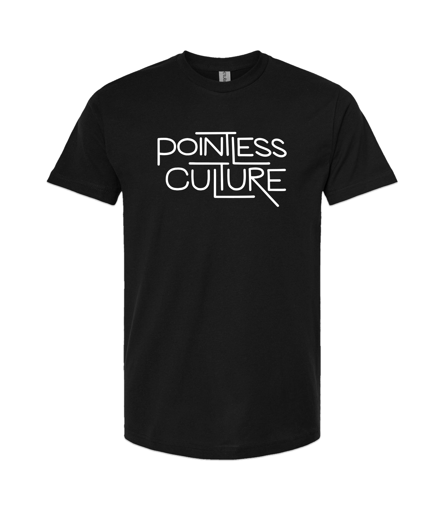 V-PCBTOP - Pointless Culture - Black T-Shirt