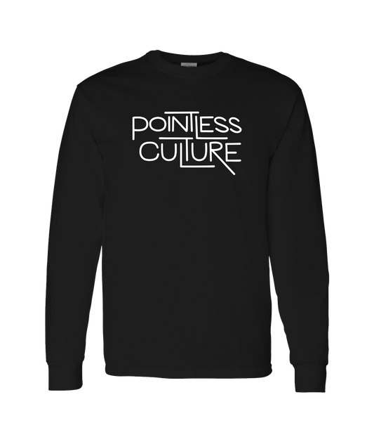 V-PCBTOP - Pointless Culture - Black Long Sleeve T