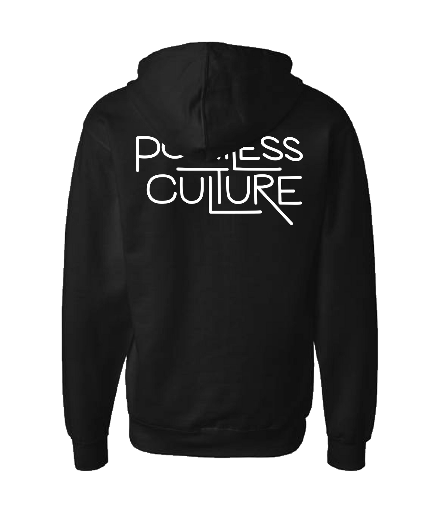 Pointless Culture - Pointless Culture - Black Zip Up Hoodie