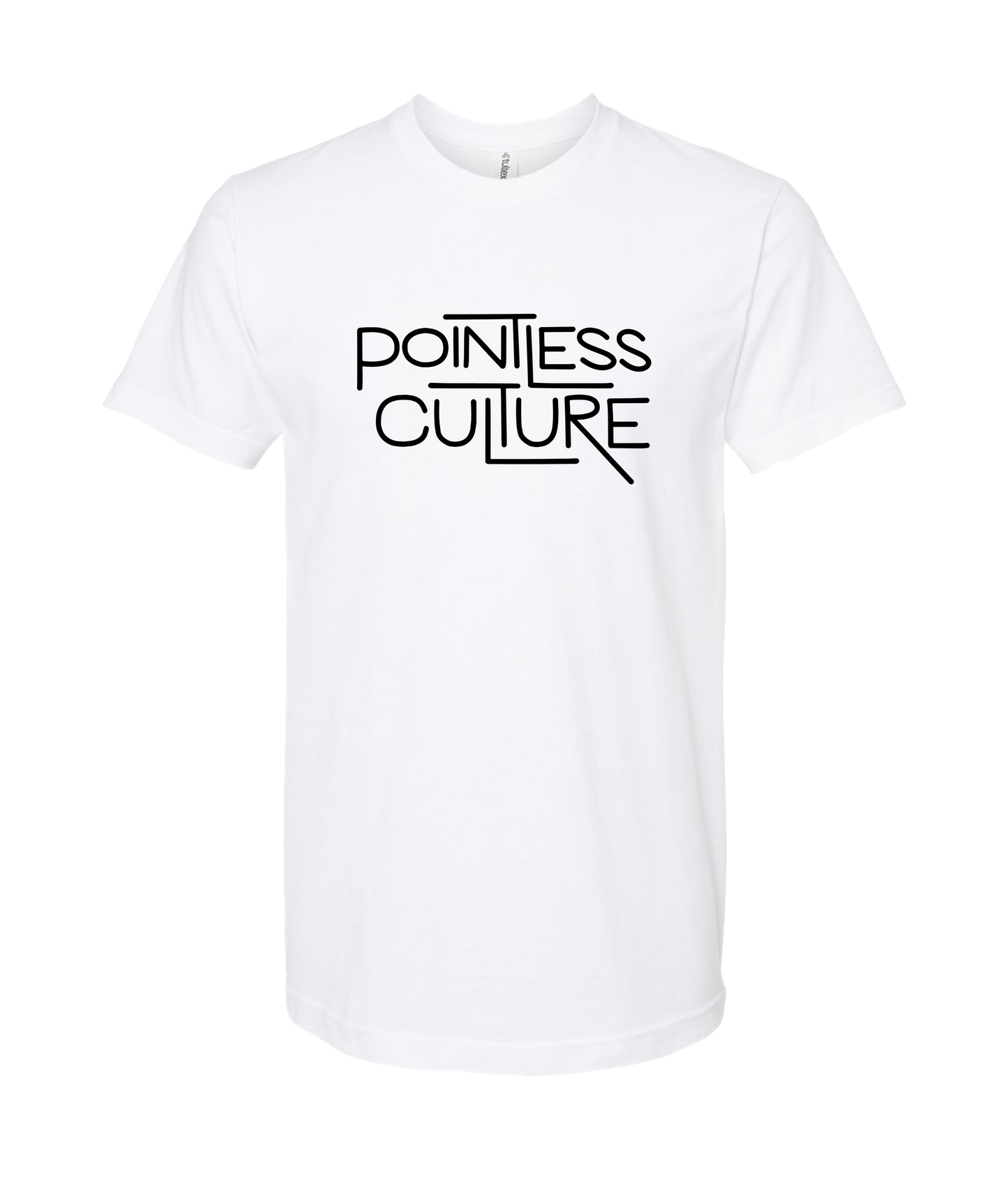 V-PCBTOP - Pointless Culture - White T Shirt