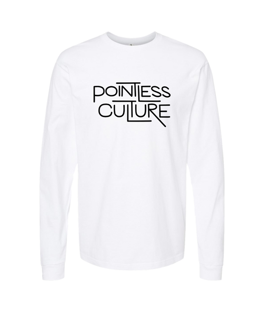 V-PCBTOP - Pointless Culture - White Long Sleeve T