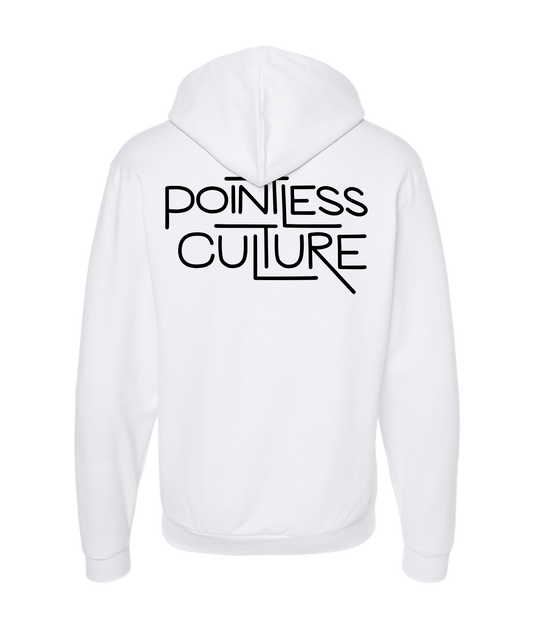 Pointless Culture - Pointless Culture - White Zip Up Hoodie