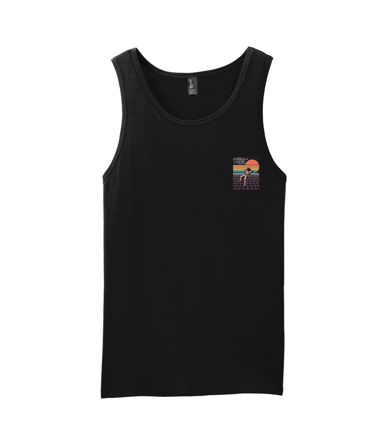 V-PCBTOP - PC Astronaut - Black Tank Top
