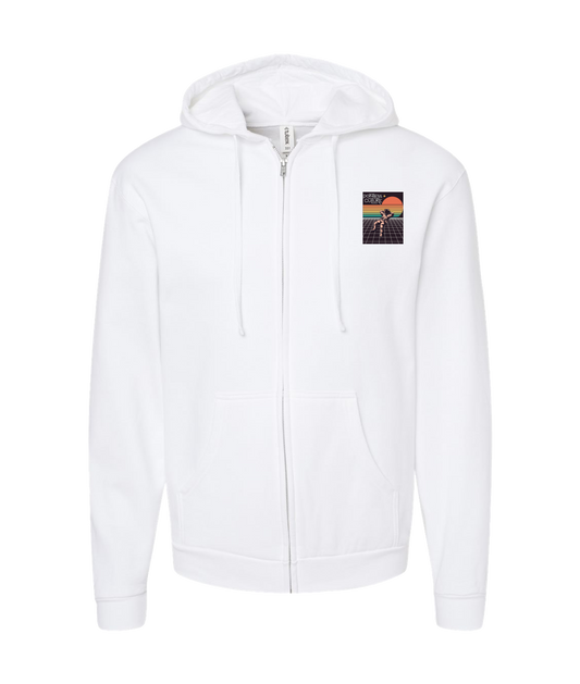 V-PCBTOP - PC Astronaut - White Zip Up Hoodie