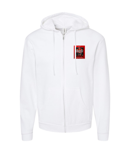 Pretti Emage - Sincerely Baby Girl - White Zip Up Hoodie