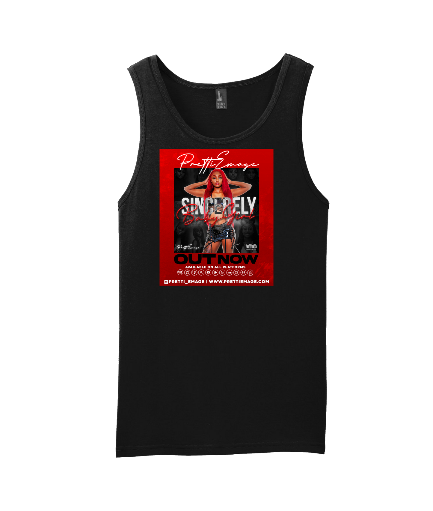 V-PETOP - DESIGN 1 - White Tank Top