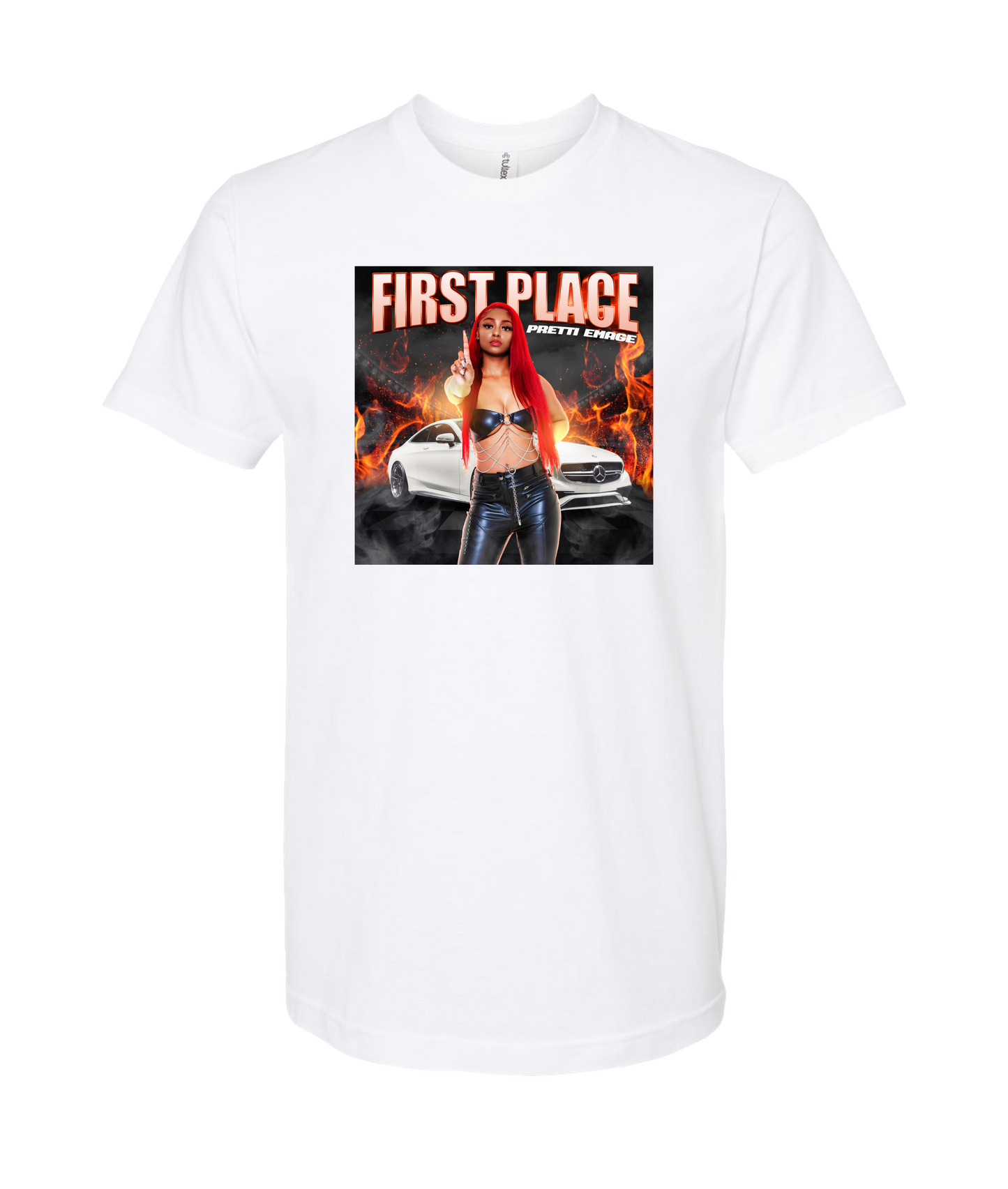 Pretti Emage - First Place - White T Shirt