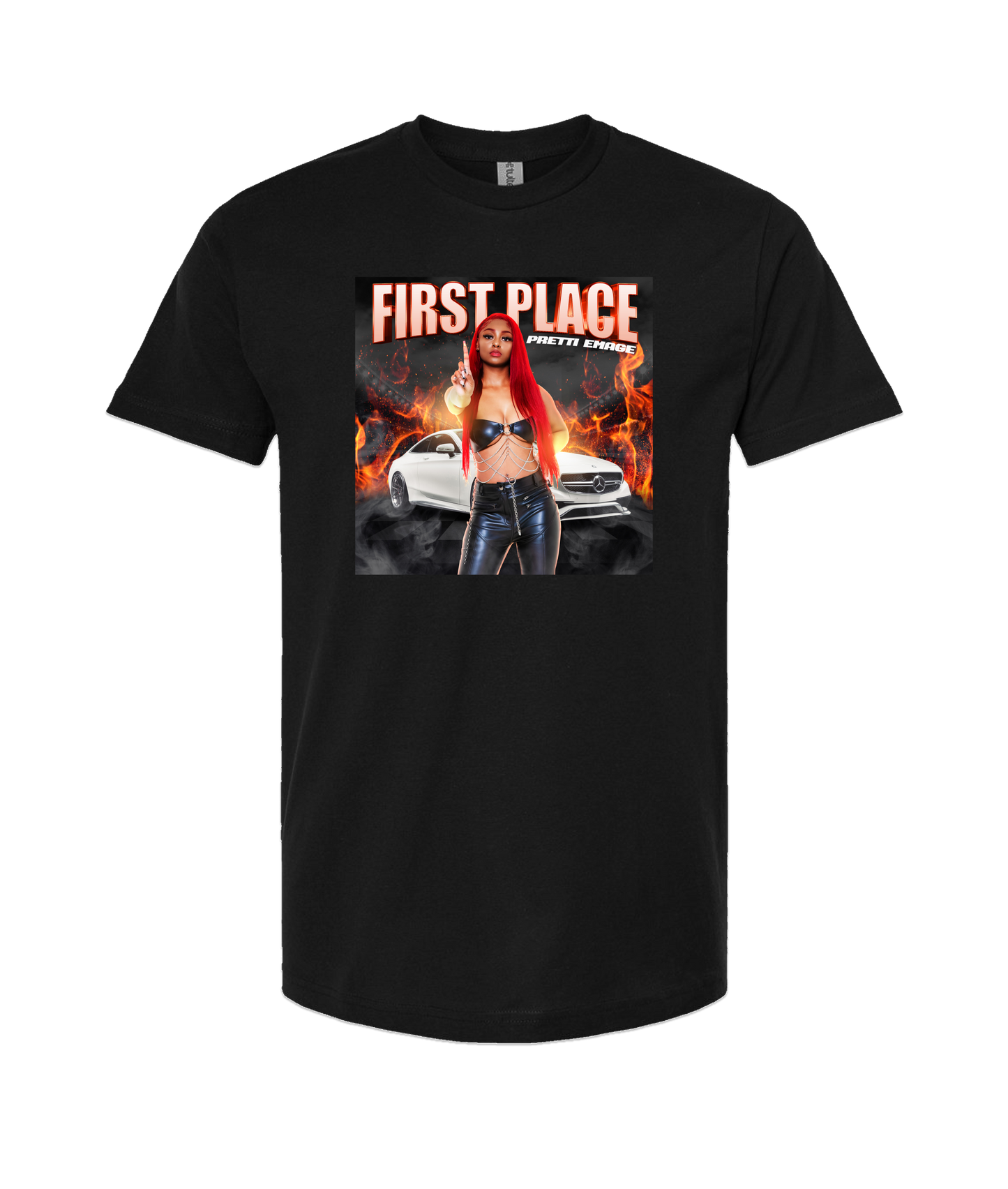 Pretti Emage - First Place - Black T Shirt
