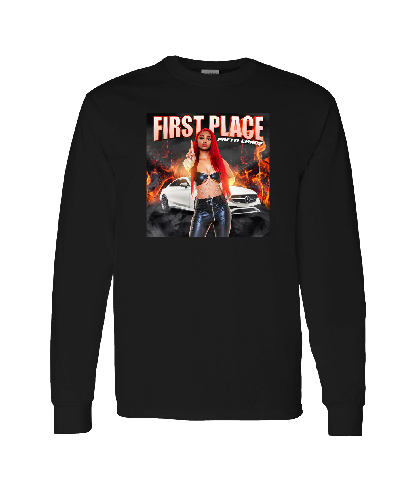 V-PETOP - DESIGN 2 - White Long Sleeve T