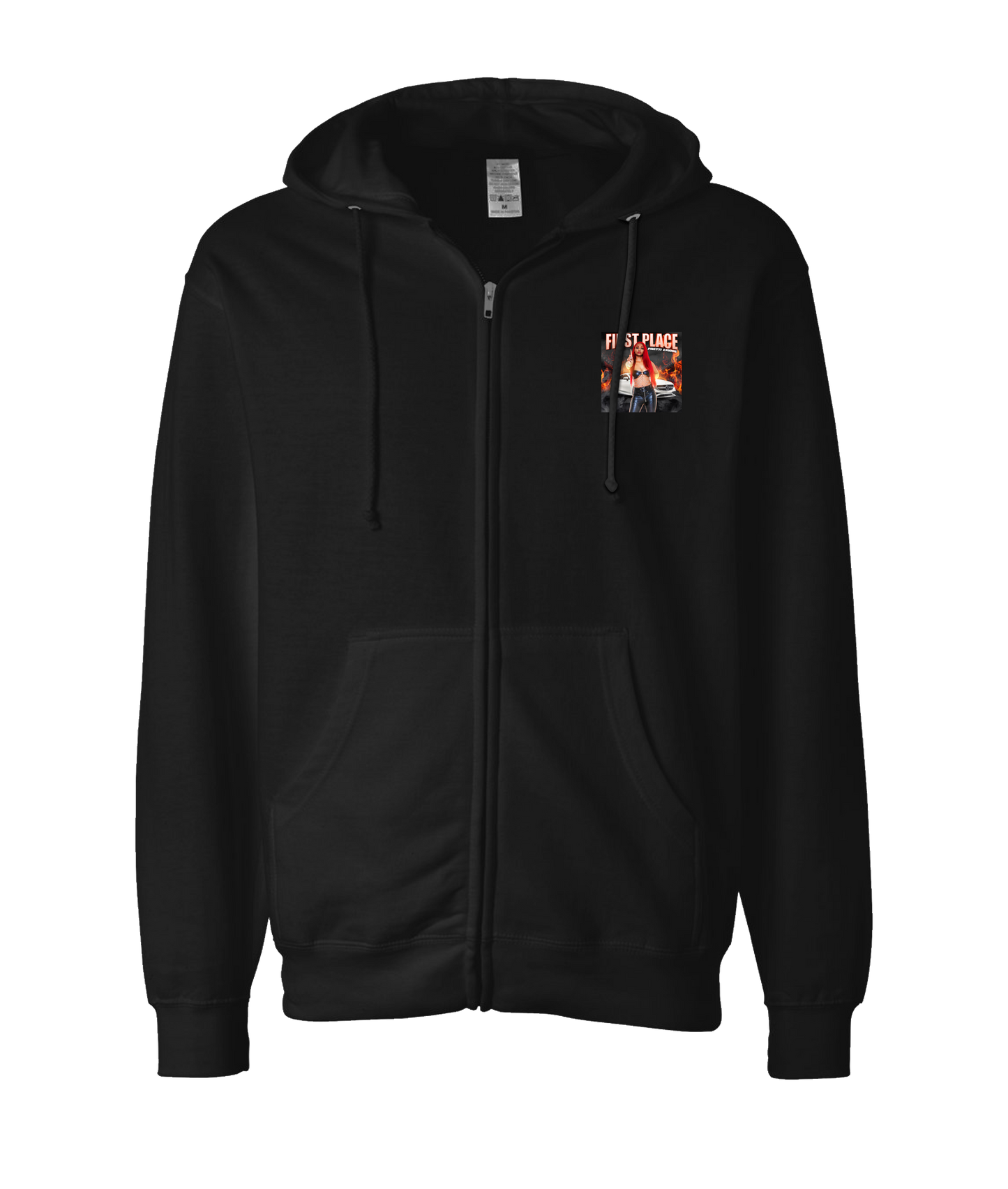 V-PETOP - DESIGN 2 - White Zip Up Hoodie