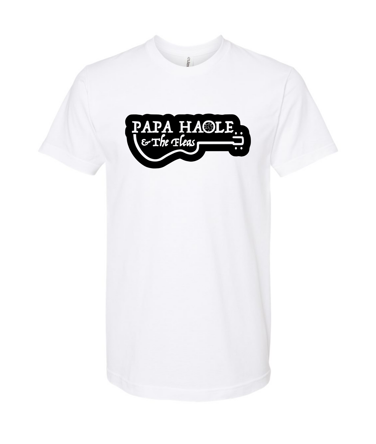 Papa Haole & The Fleas - Logo - White T-Shirt