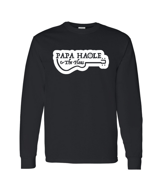 Papa Haole & The Fleas - Logo - Black Long Sleeve T
