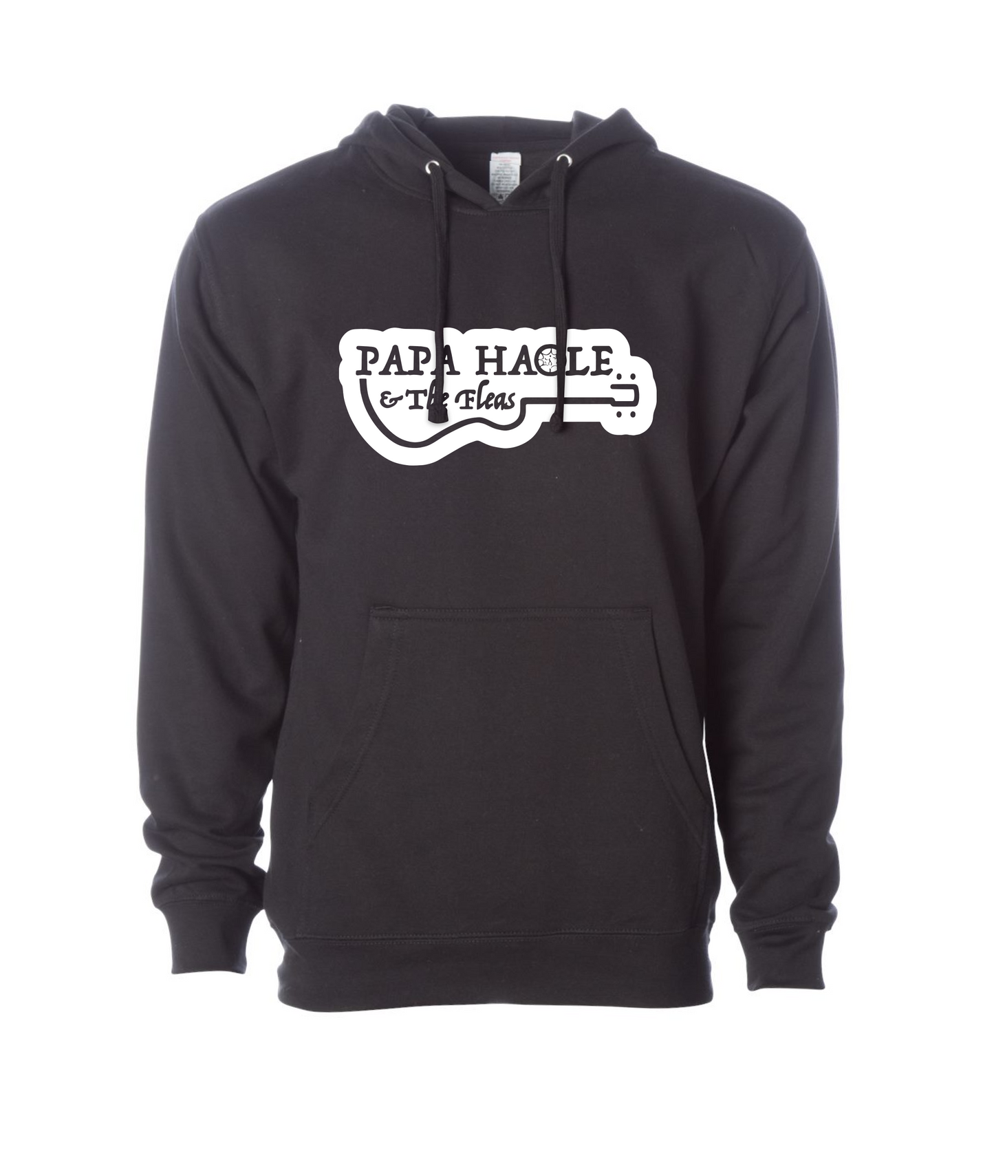 Papa Haole & The Fleas - Logo - Black Hoodie