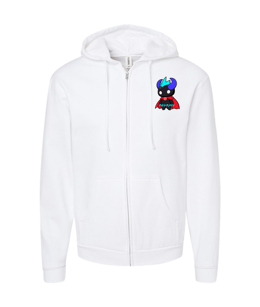 V-PHURTOP - Phurmy  - White Zip Up Hoodie
