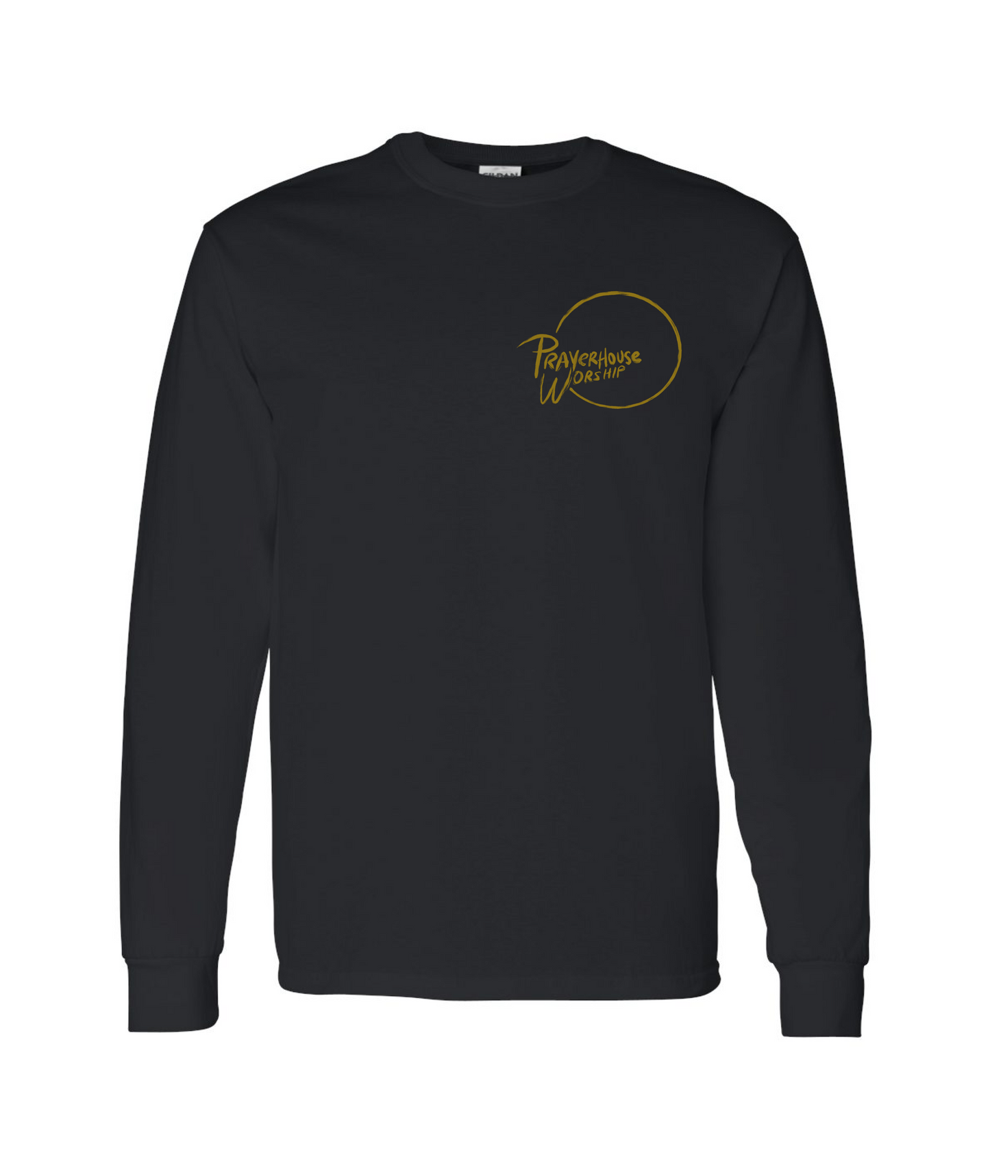 V-PHWTOP - Worshipnight - Black Long Sleeve T