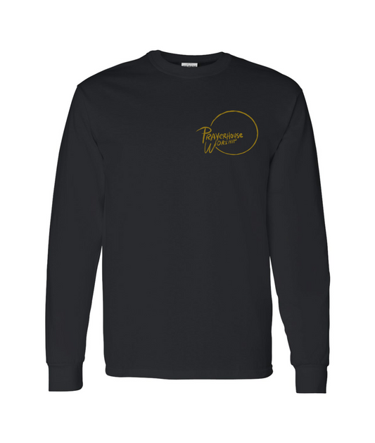 V-PHWTOP - Worshipnight - Black Long Sleeve T