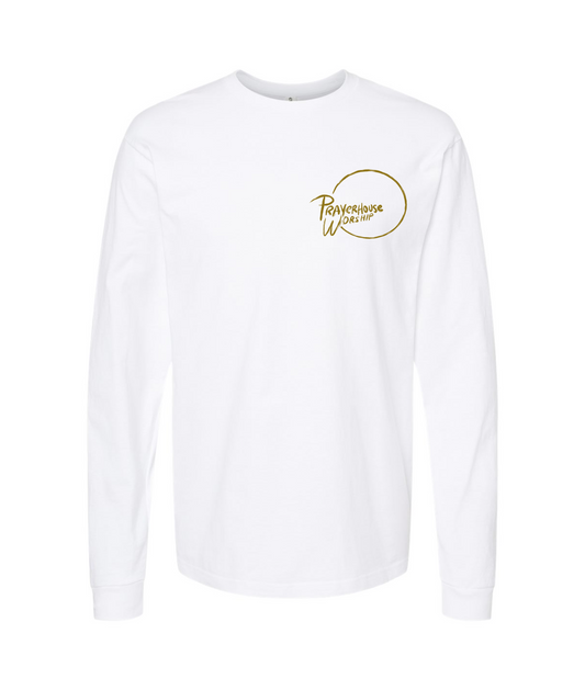 V-PHWTOP - Worshipnight - White Long Sleeve T